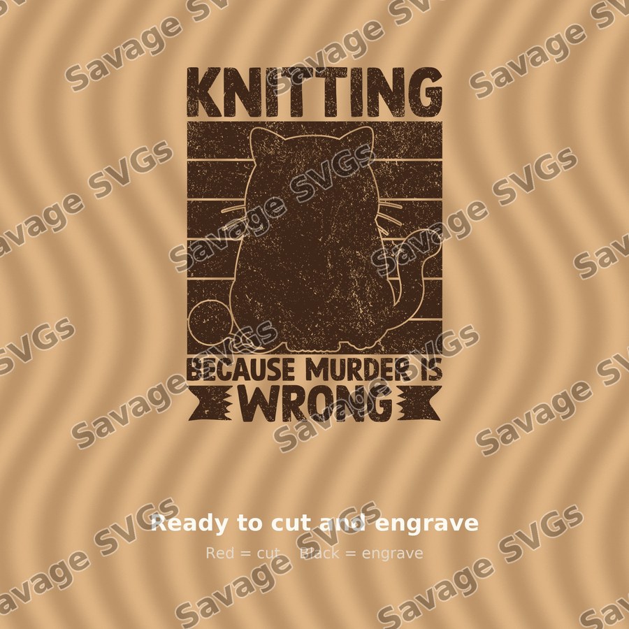Grumpy Cat Knitting