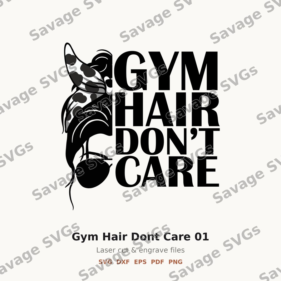 Gym Hair Dont Care 01