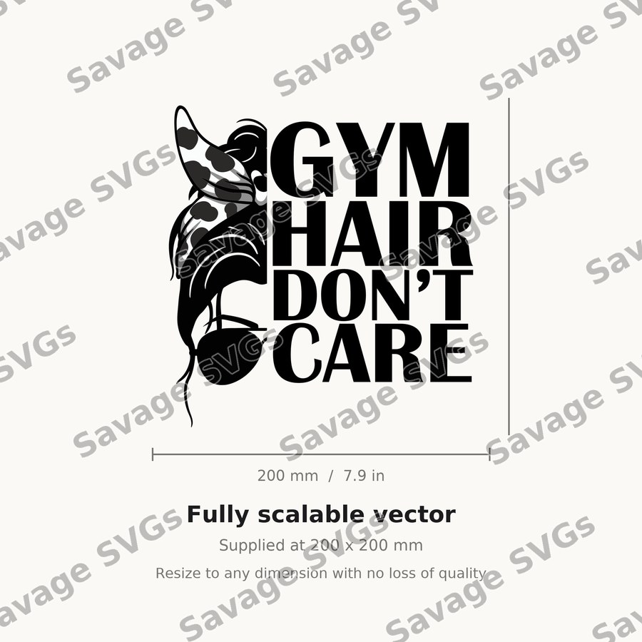 Gym Hair Dont Care 01
