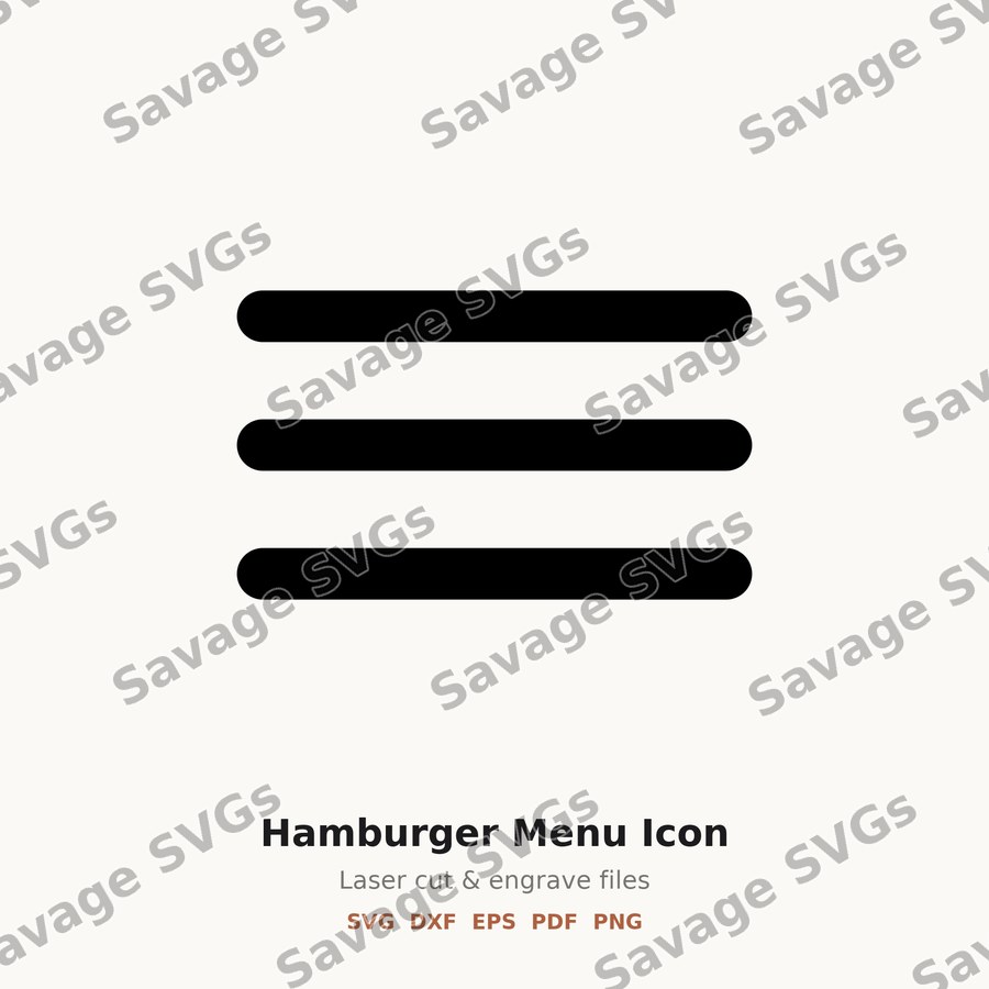 Hamburger Menu Icon