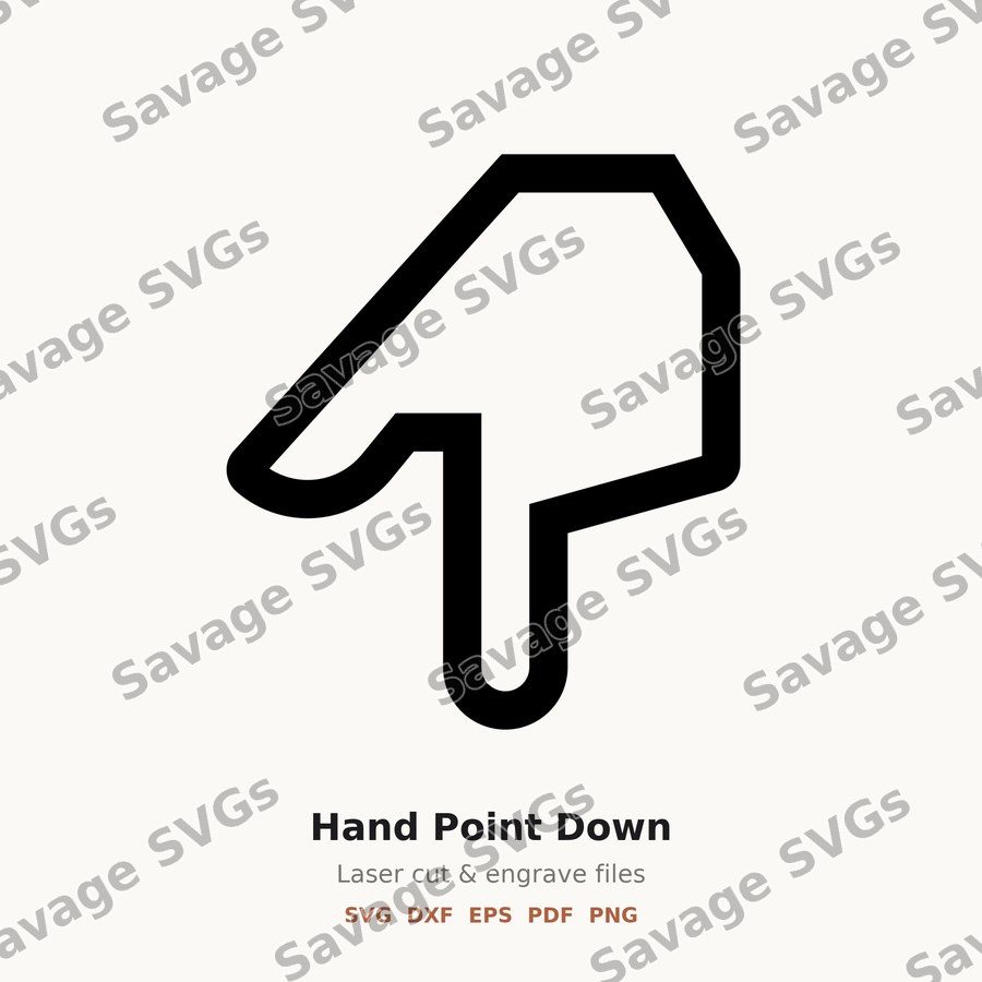 Hand Point Down