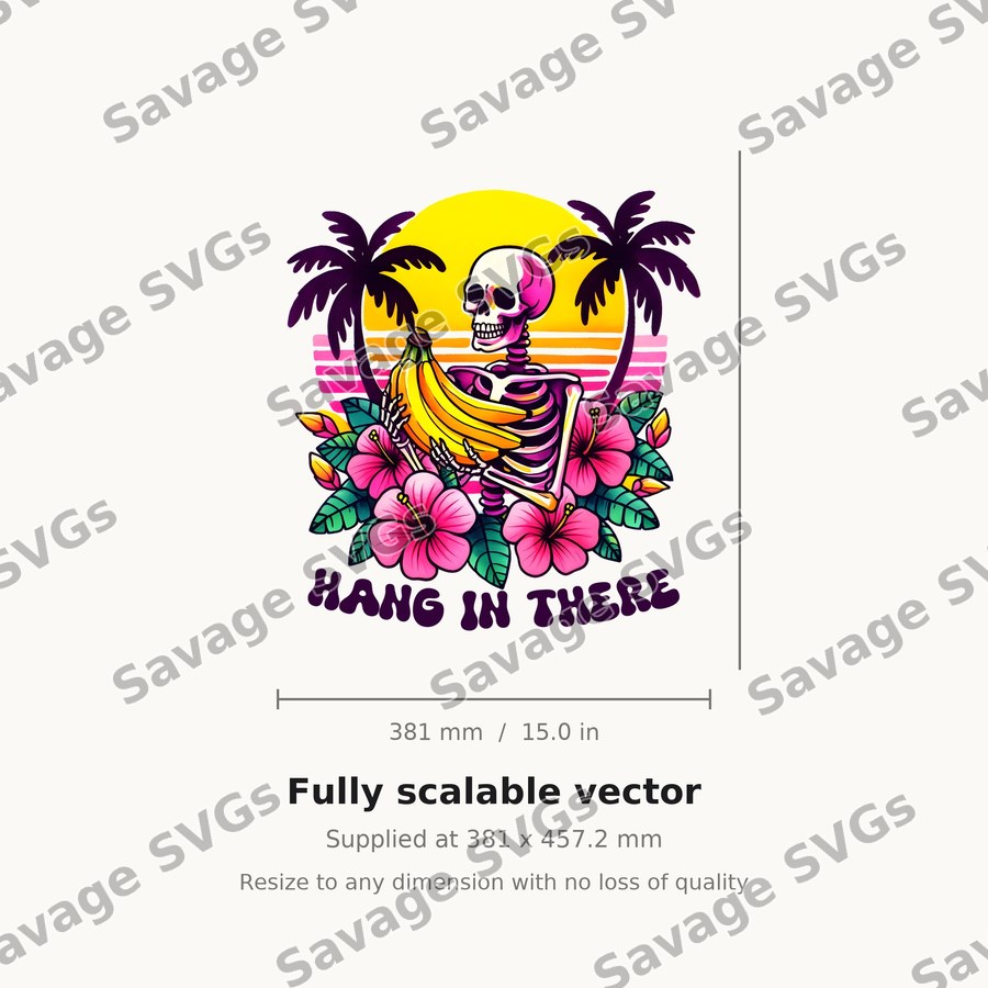 Hang In There Skeleton