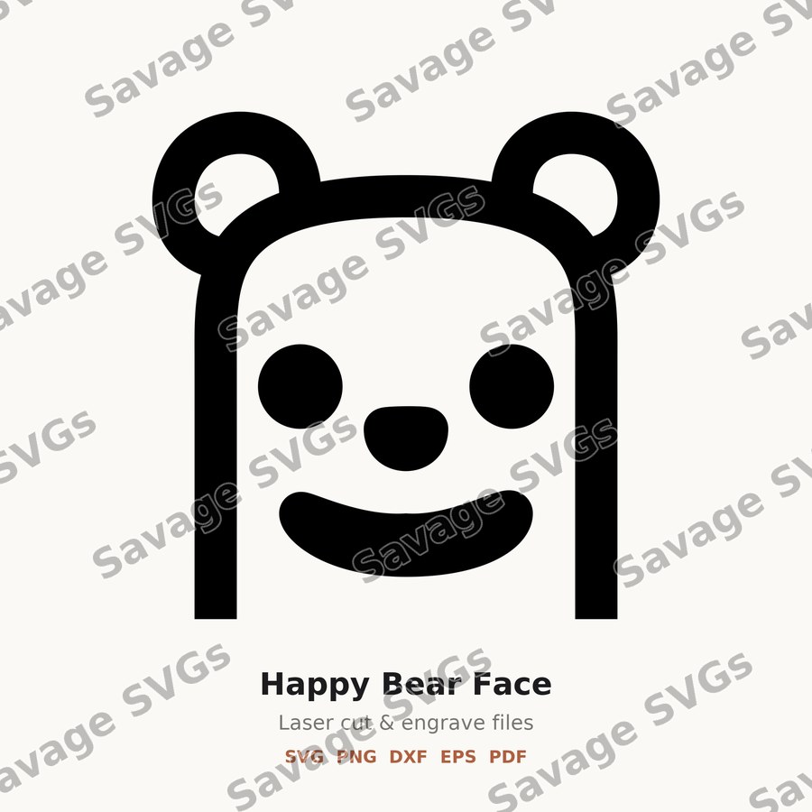 Happy Bear Face