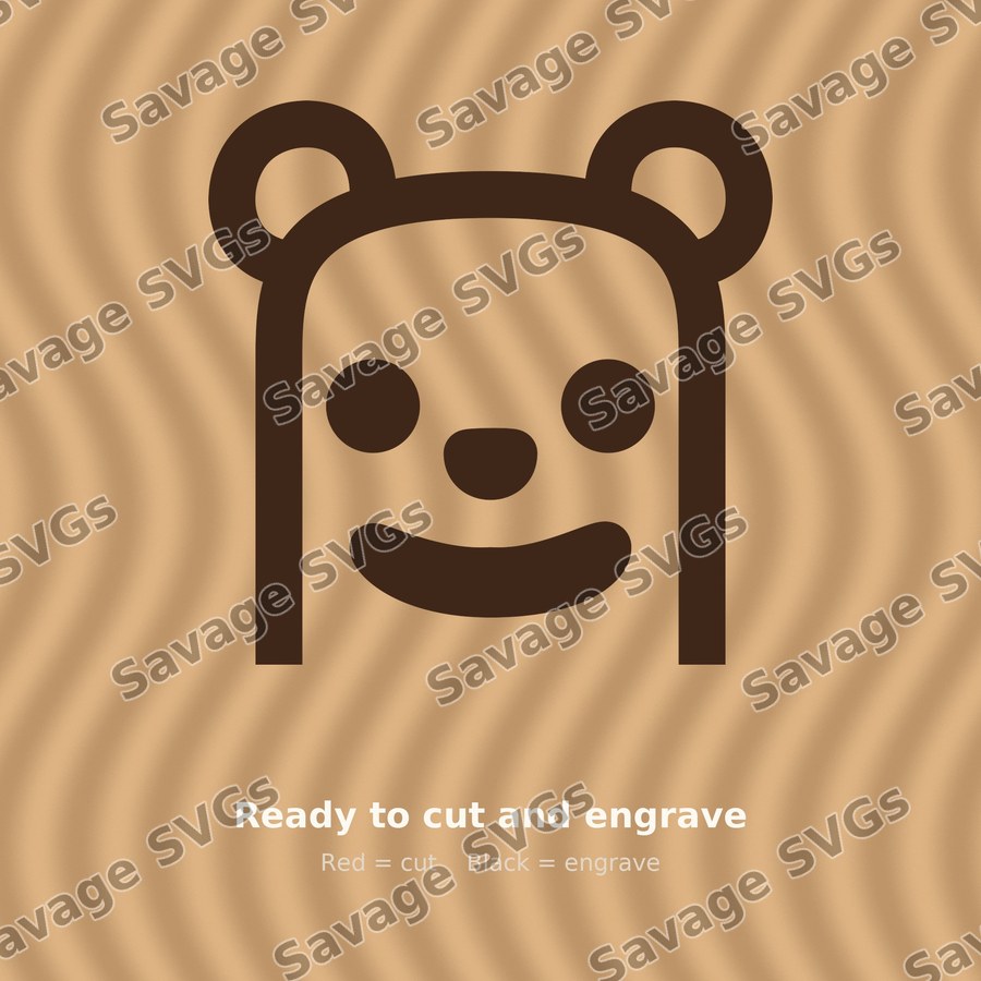 Happy Bear Face