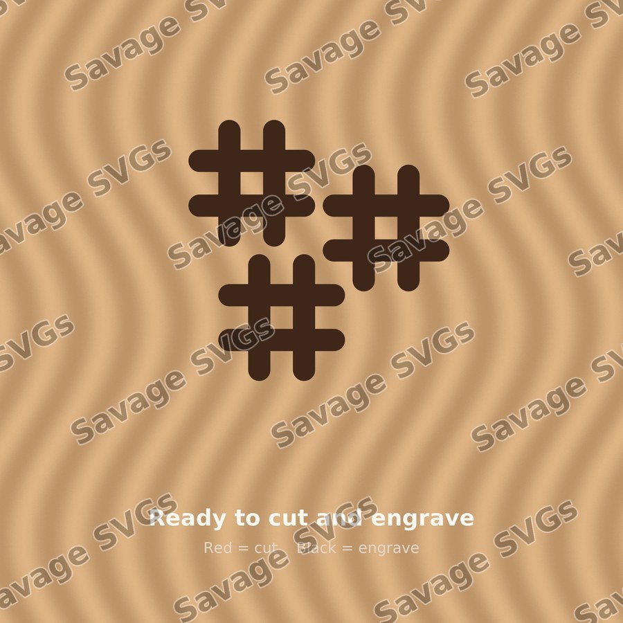 Hashtag Symbols