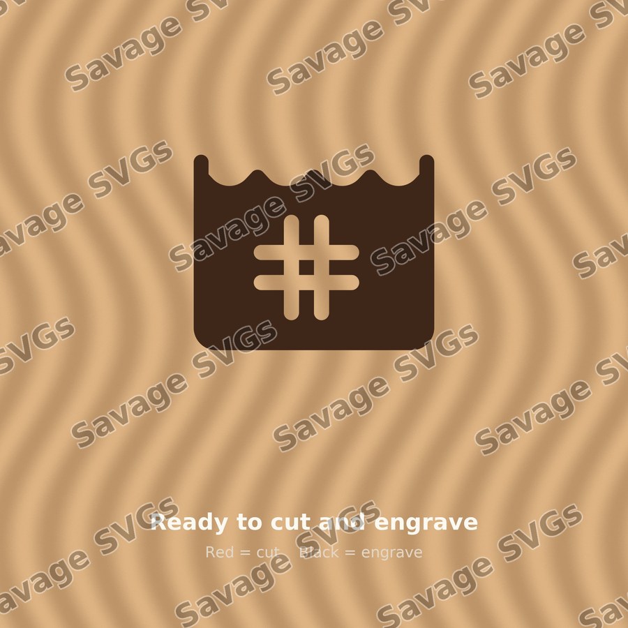 Hashtag Card Icon