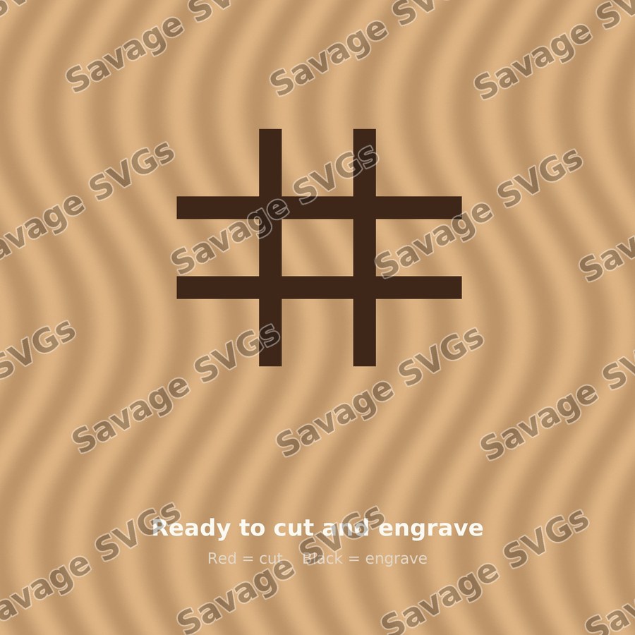 Hashtag Symbol