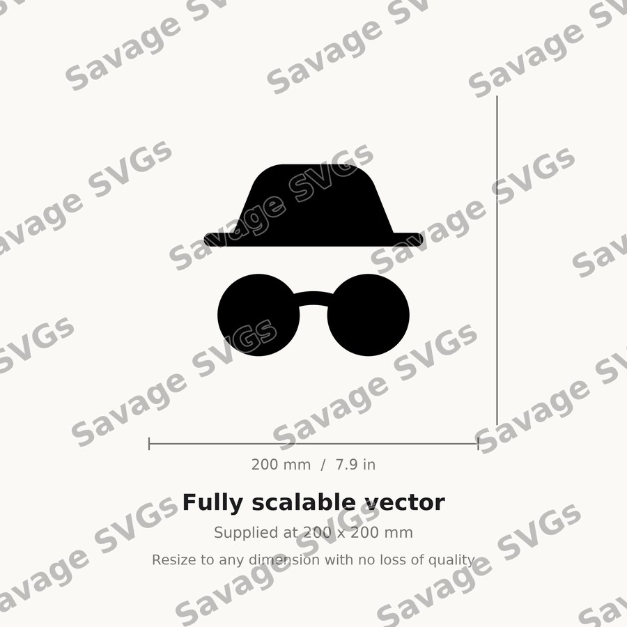 Hat And Glasses Filled