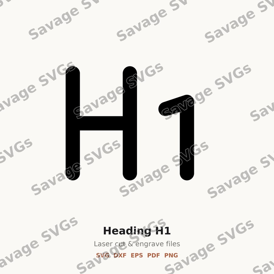 H1 Heading Icon