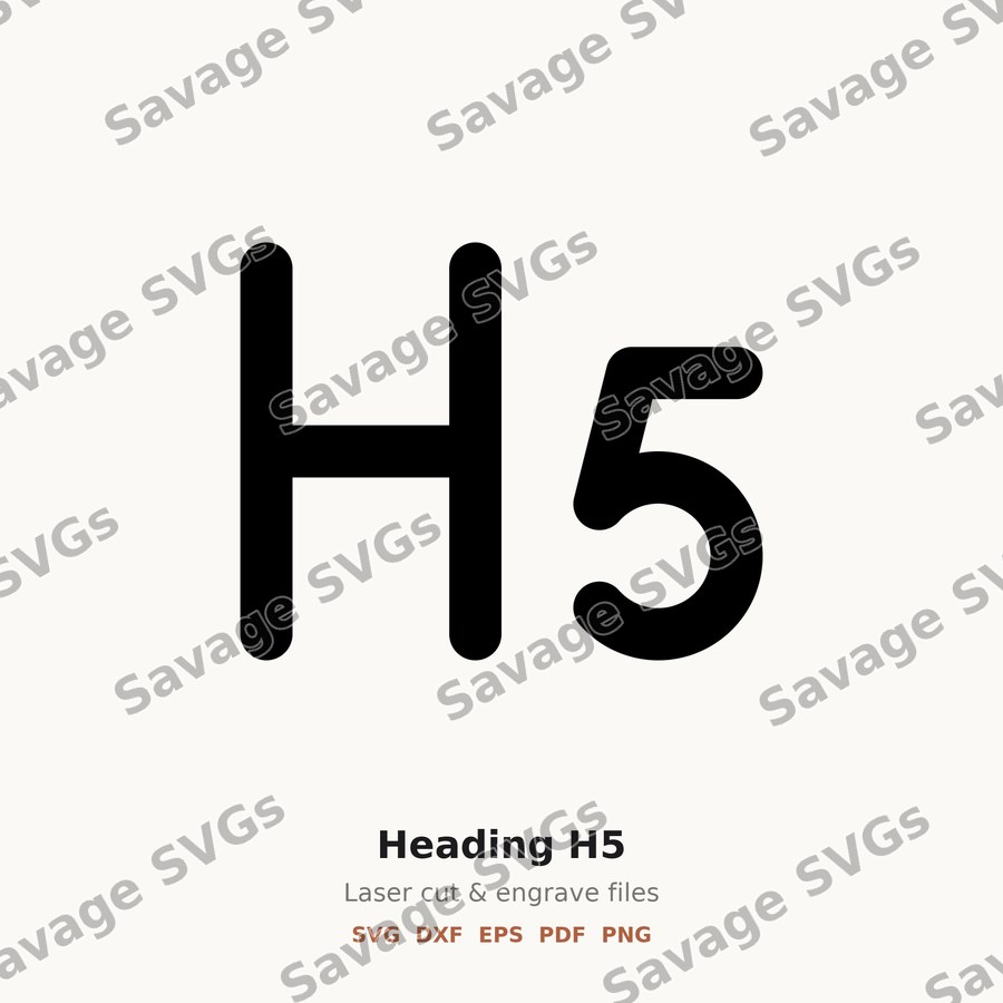 H5 Heading Icon