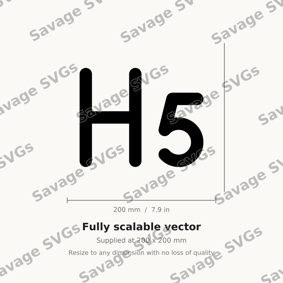 H5 Heading Icon