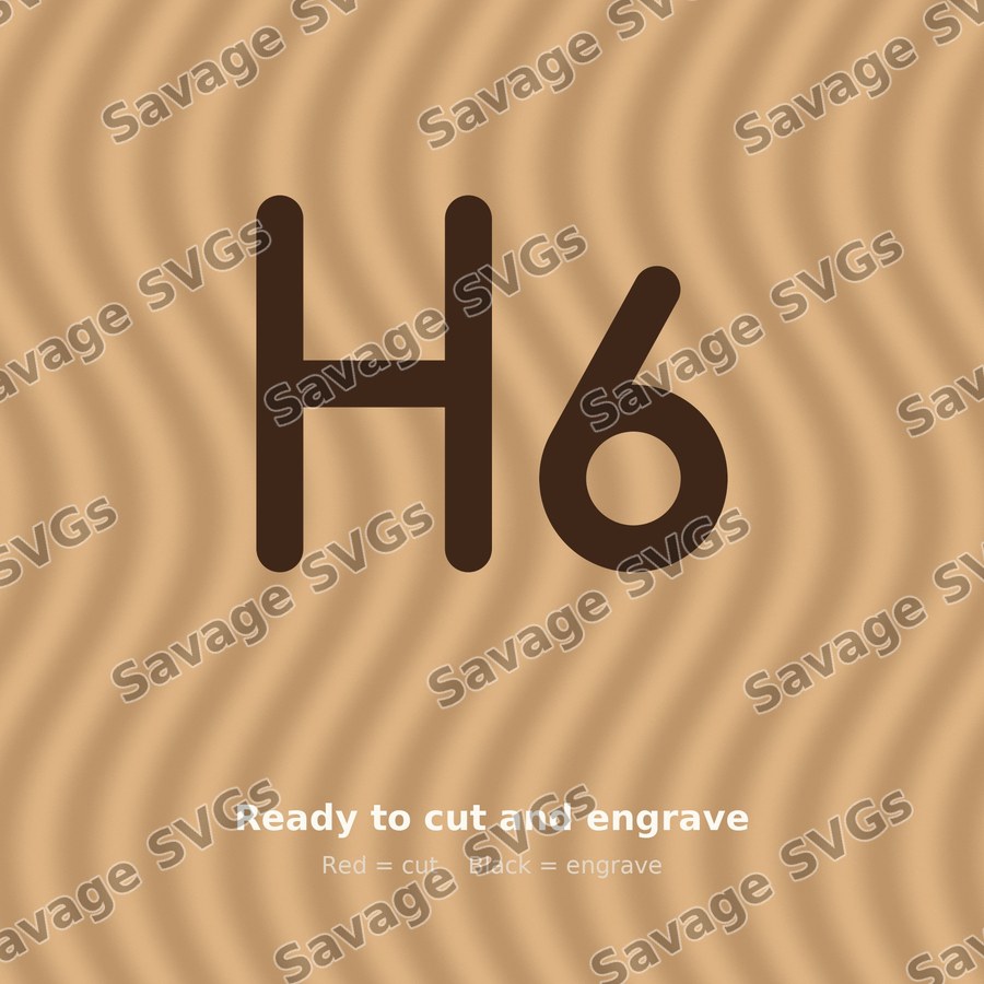 H6 Heading Icon