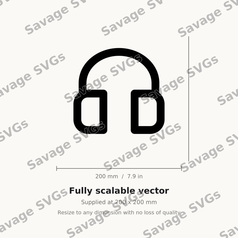Headphone Outline