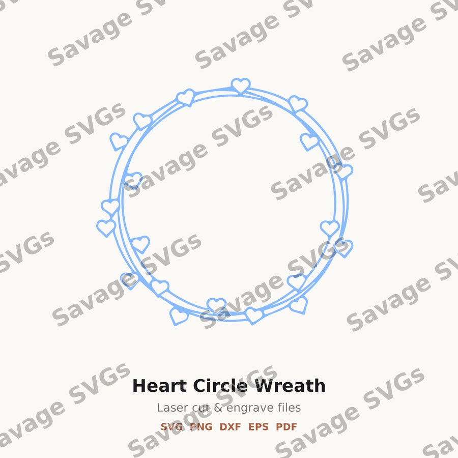 Heart Circle Wreath