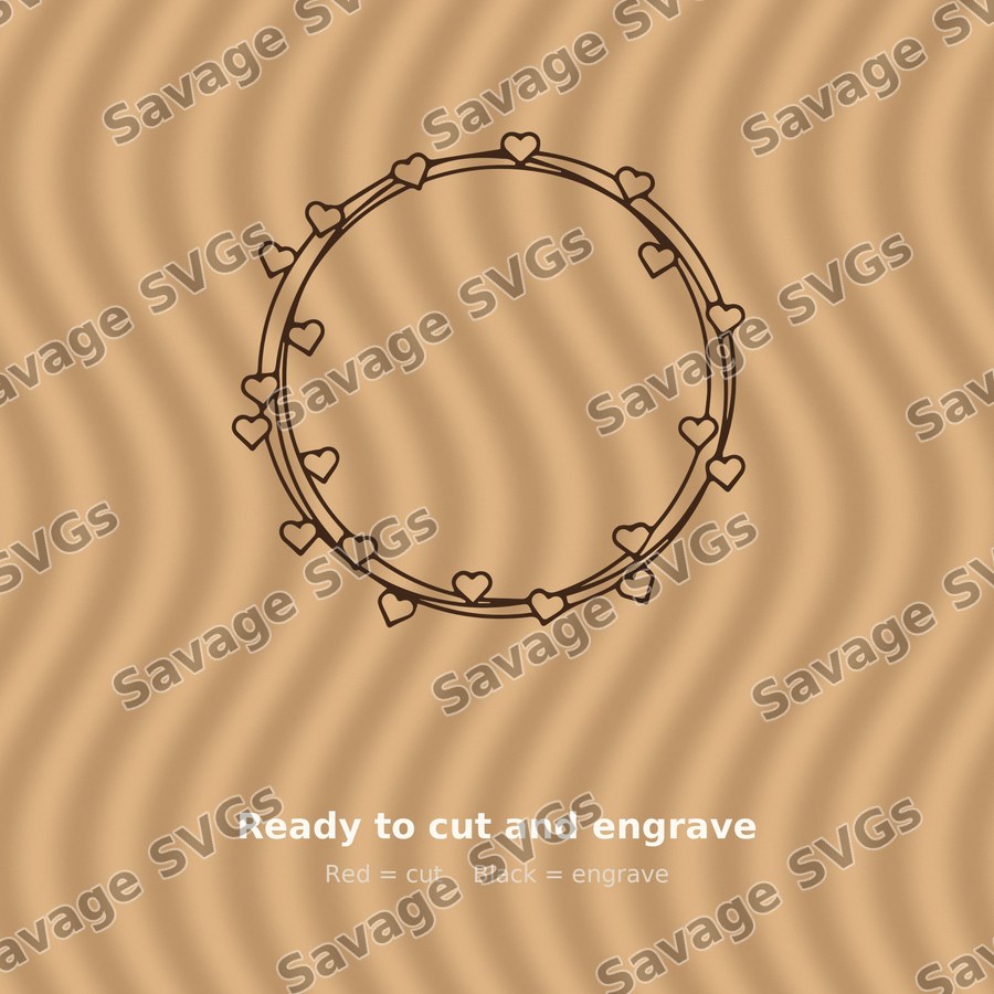 Heart Circle Wreath