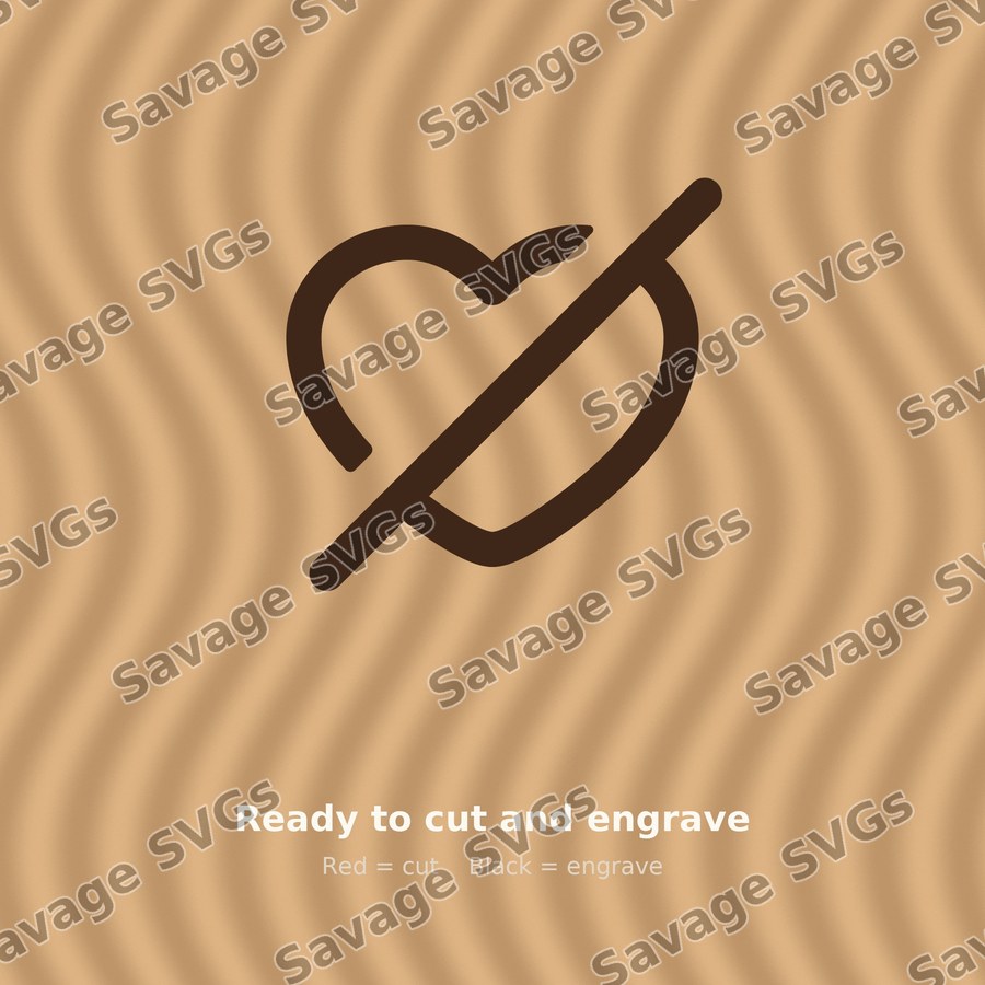 Heart Off Outline