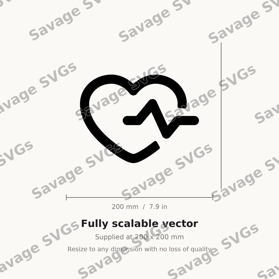 Heartbeat Outline