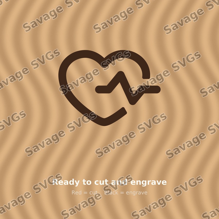Heartbeat Outline