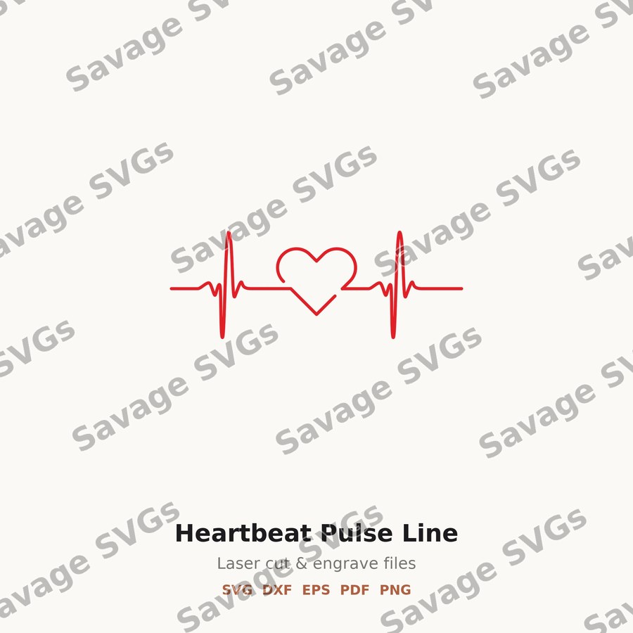 Heartbeat Pulse Line