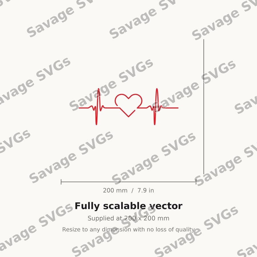 Heartbeat Pulse Line