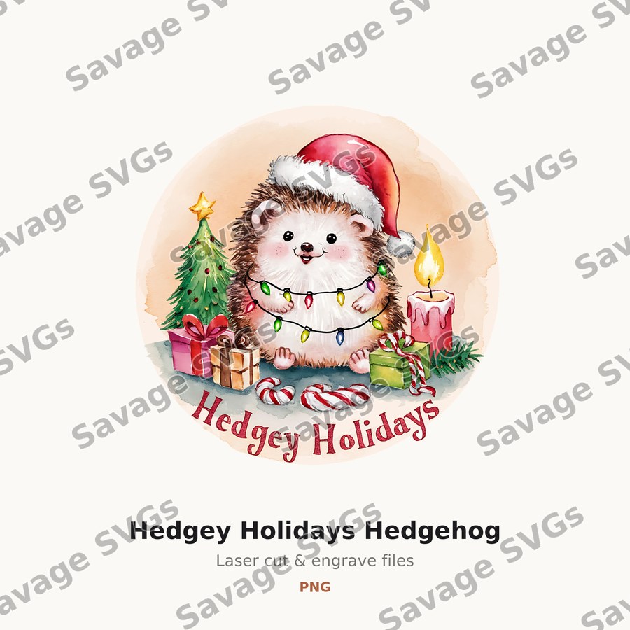 Hedgey Holidays Hedgehog