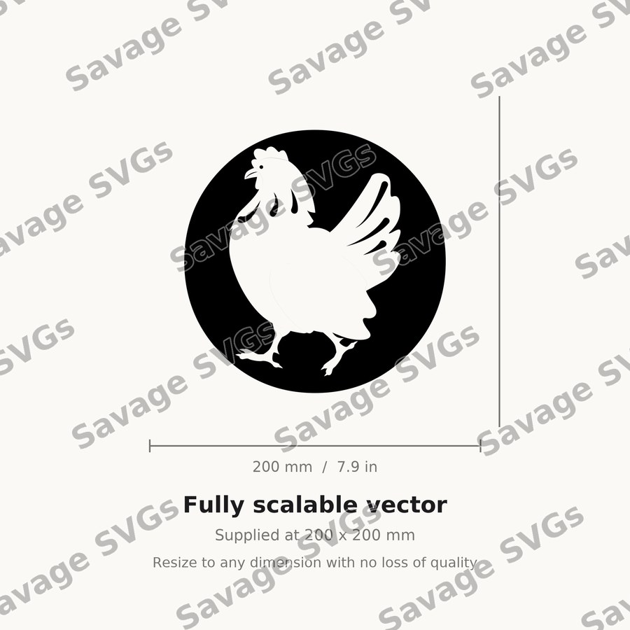 Hen In Circle