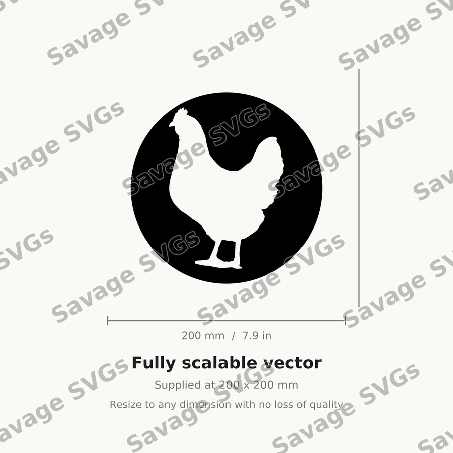 Hen In Circle