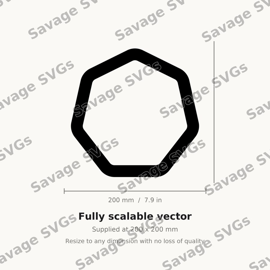 Heptagon Outline