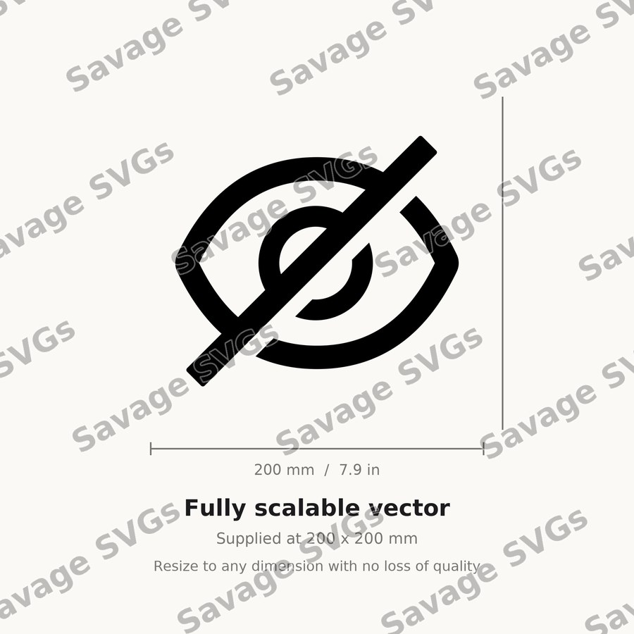 Hidden Eye Icon
