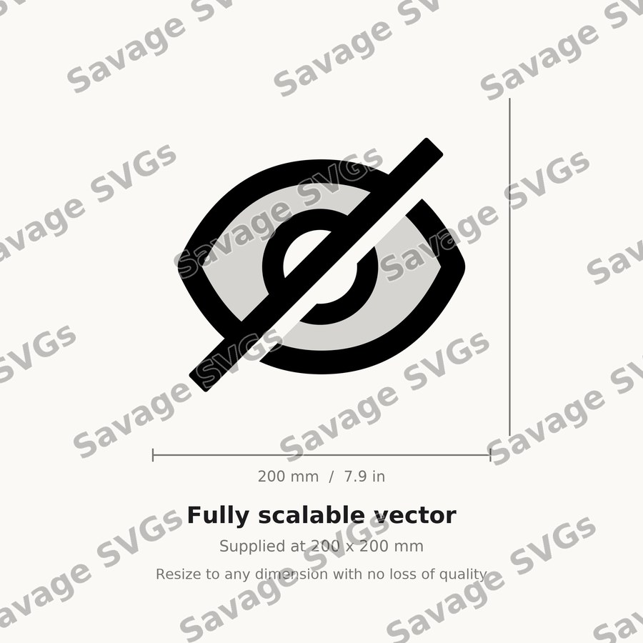 Hidden Eye Icon
