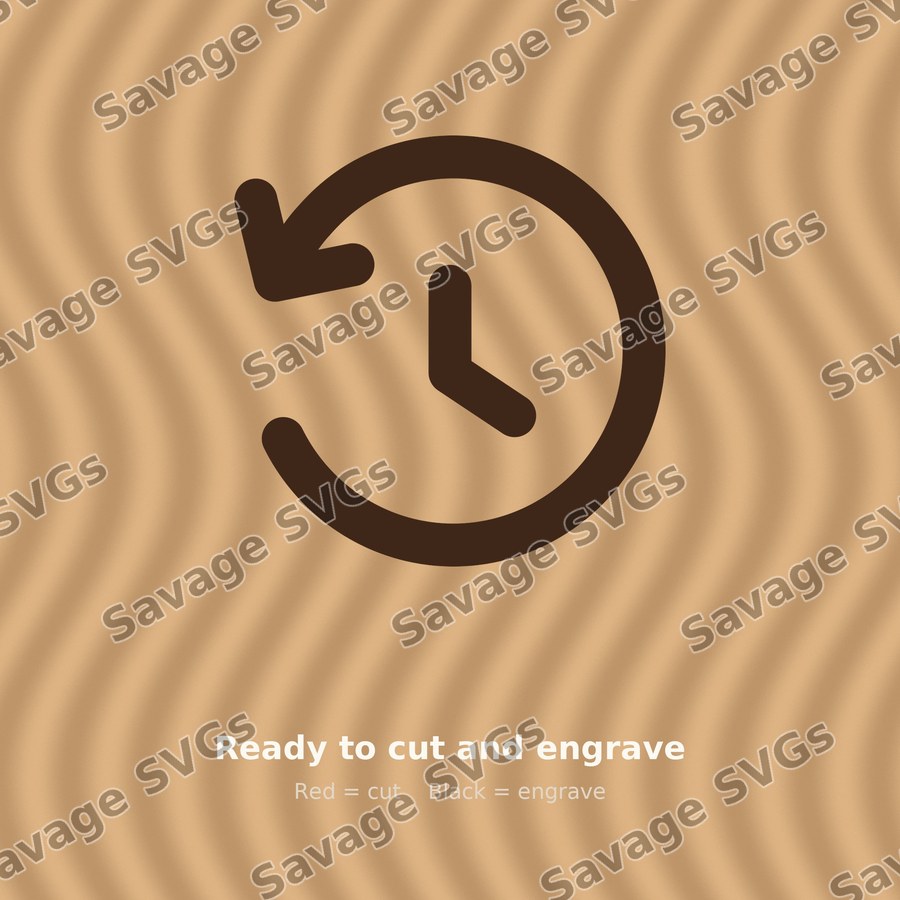 History Clock Icon