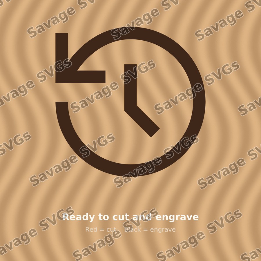 History Clock Icon