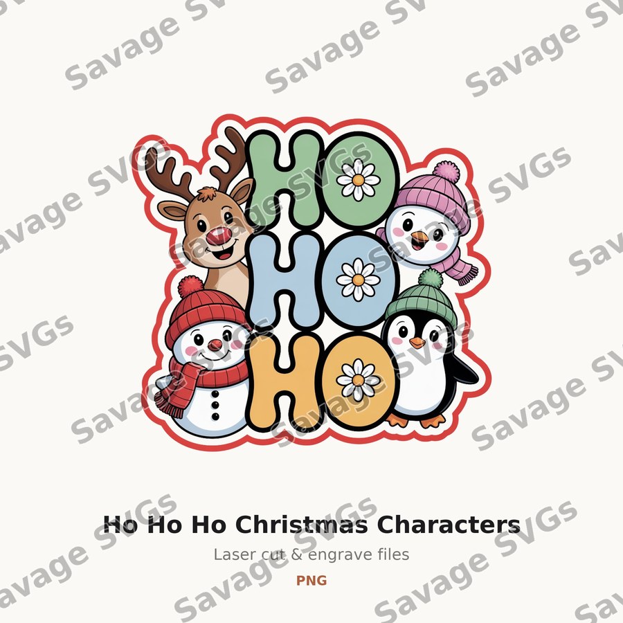 Ho Ho Ho Christmas Characters