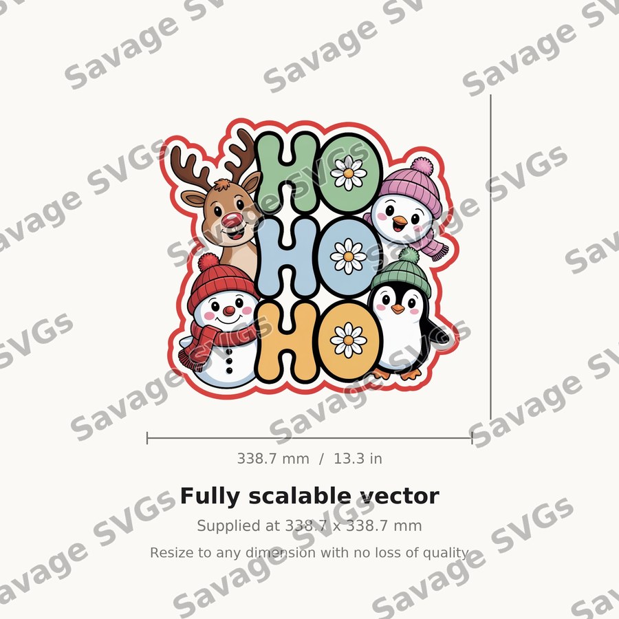 Ho Ho Ho Christmas Characters
