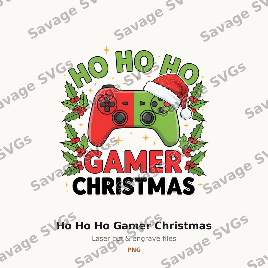Ho Ho Ho Gamer Christmas