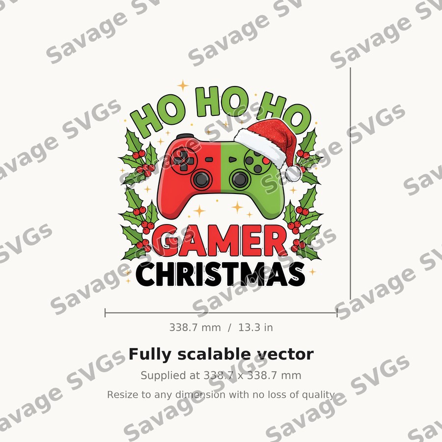 Ho Ho Ho Gamer Christmas