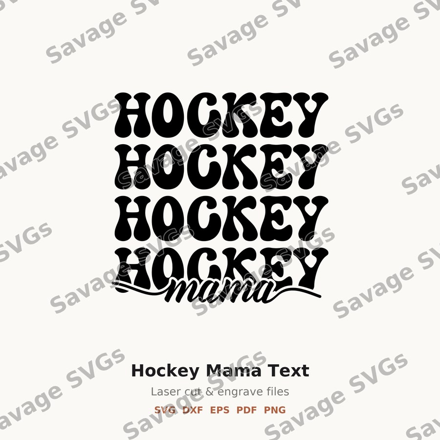 Hockey Mama Text