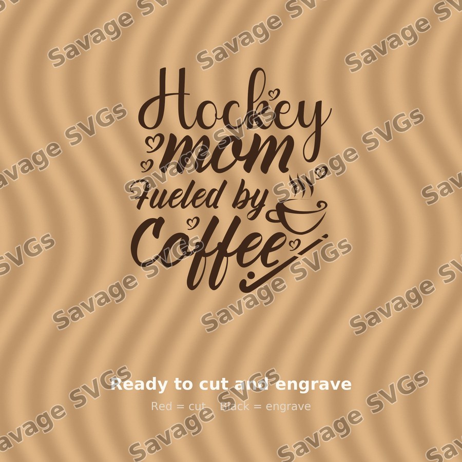 Hockey Mom Coffee Quote