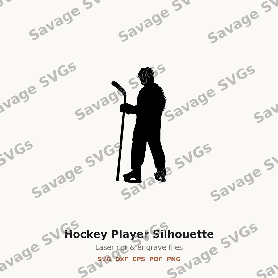 Hockey Player Silhouette