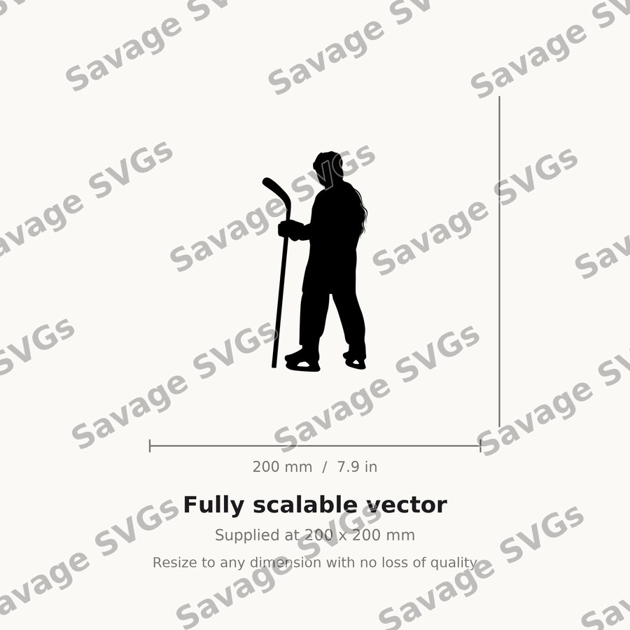 Hockey Player Silhouette