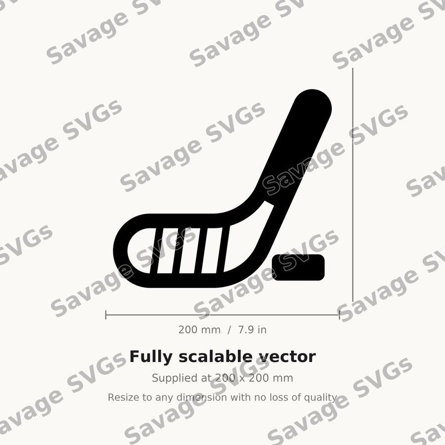 Hockey Stick And Puck