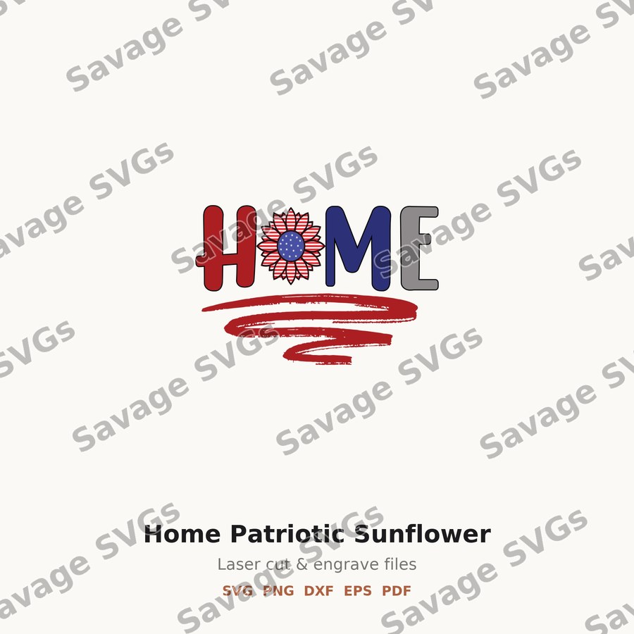 Home Patriotic Sunflower