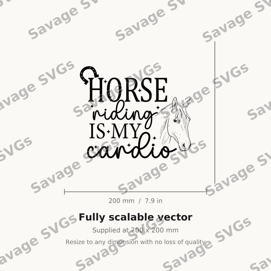Horse Riding Is My Cardio