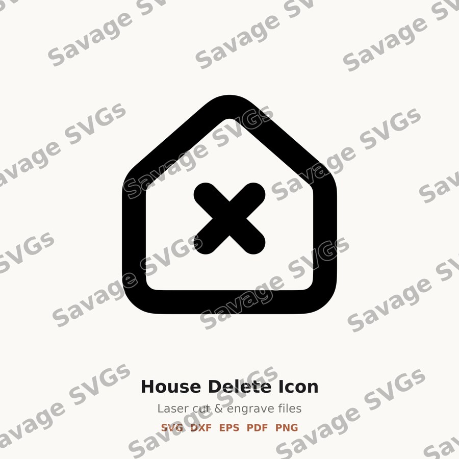 House Delete Icon