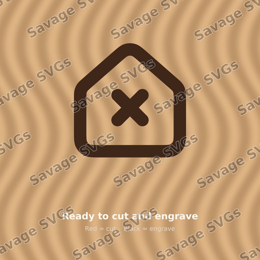House Delete Icon