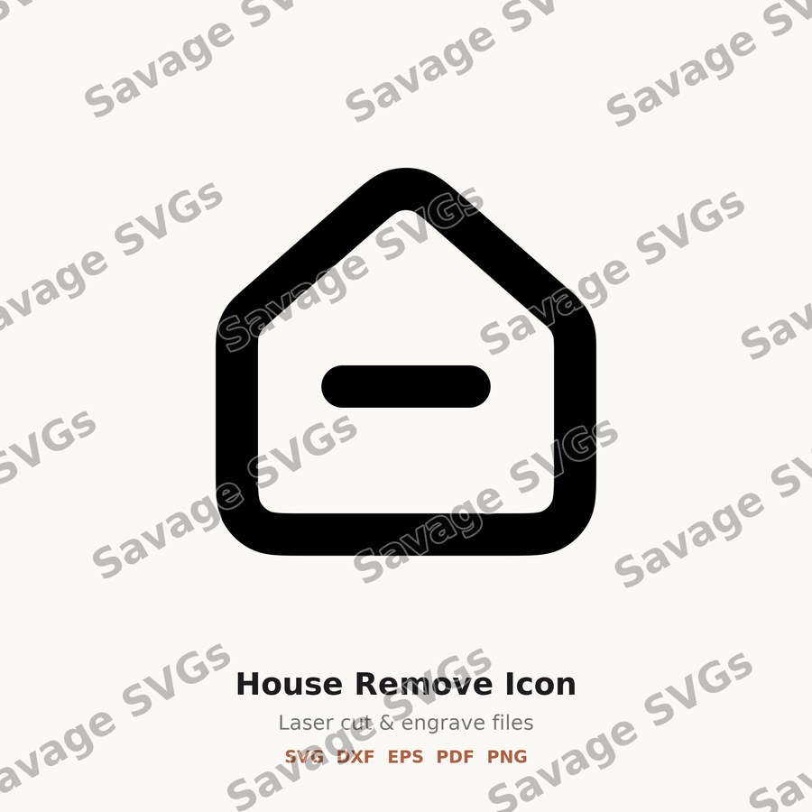 House Remove Icon