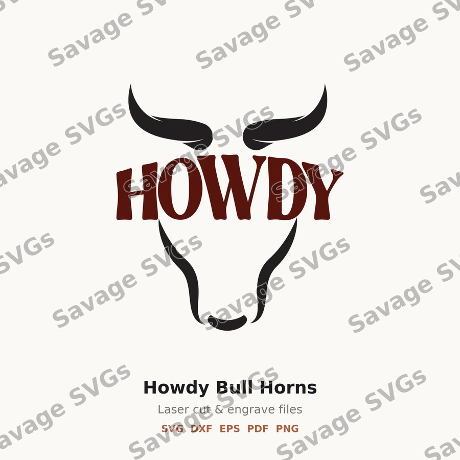 Howdy Bull Horns