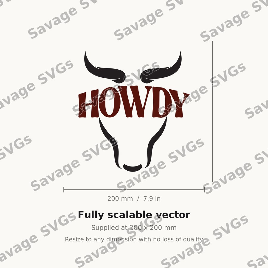 Howdy Bull Horns