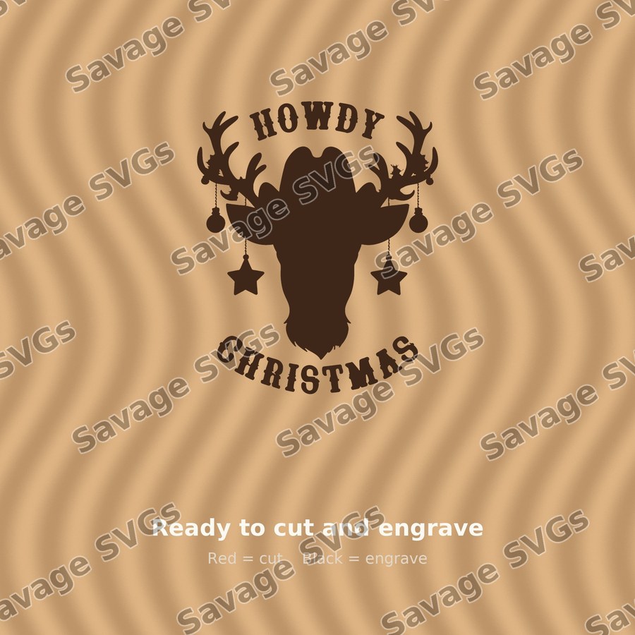 Howdy Christmas Reindeer