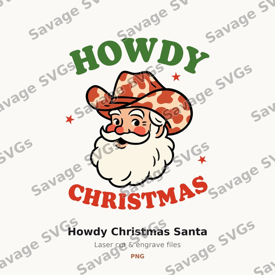 Howdy Christmas Santa